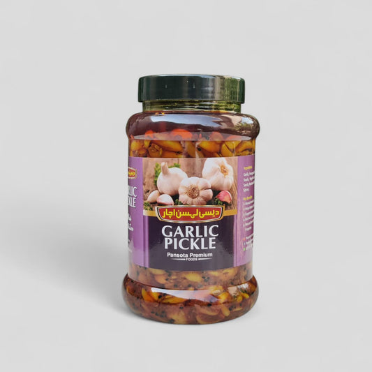 Homemade Garlic Pickle - Made in Mustard Oil